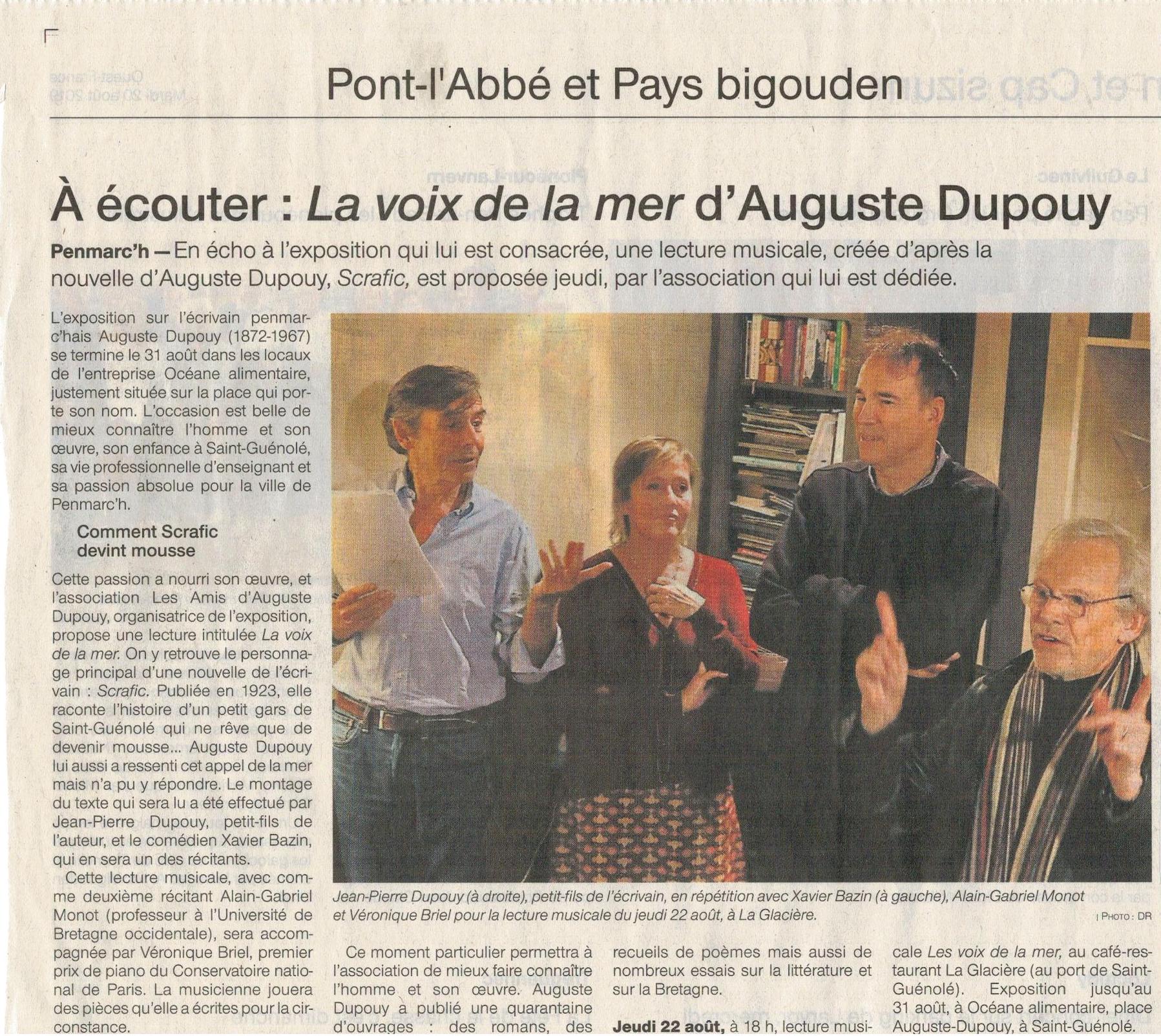 Ouest-France, 20-8-2019